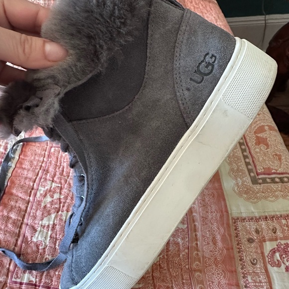 UGG Women's Charcoal High-Top Sneakers - Picture 7 of 9